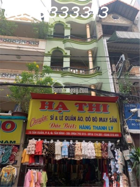 Bán nhà 449/39/7 Trường Chinh, Hẻm xe hơi Vip, Khu cán bộ, An ninh, 4 tầng, 4,8×13 chỉ 7,9 tỷ.