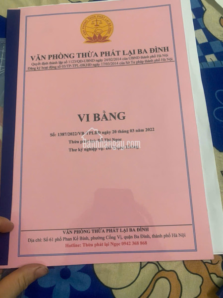 NHÀ CHÍNH CHỦ - GIÁ TỐT - Vị Trí Đẹp Tại Hoàng Hoa Thám, Ba Đình Hàng Xóm Cầu Giấy